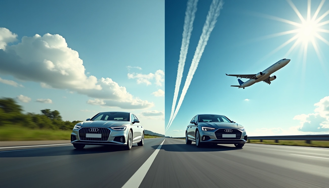 Avion ou voiture : Quel impact carbone pour vos trajets en 2025 ?