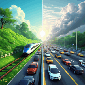 Train vs Car: The Real Environmental Impact Revealed