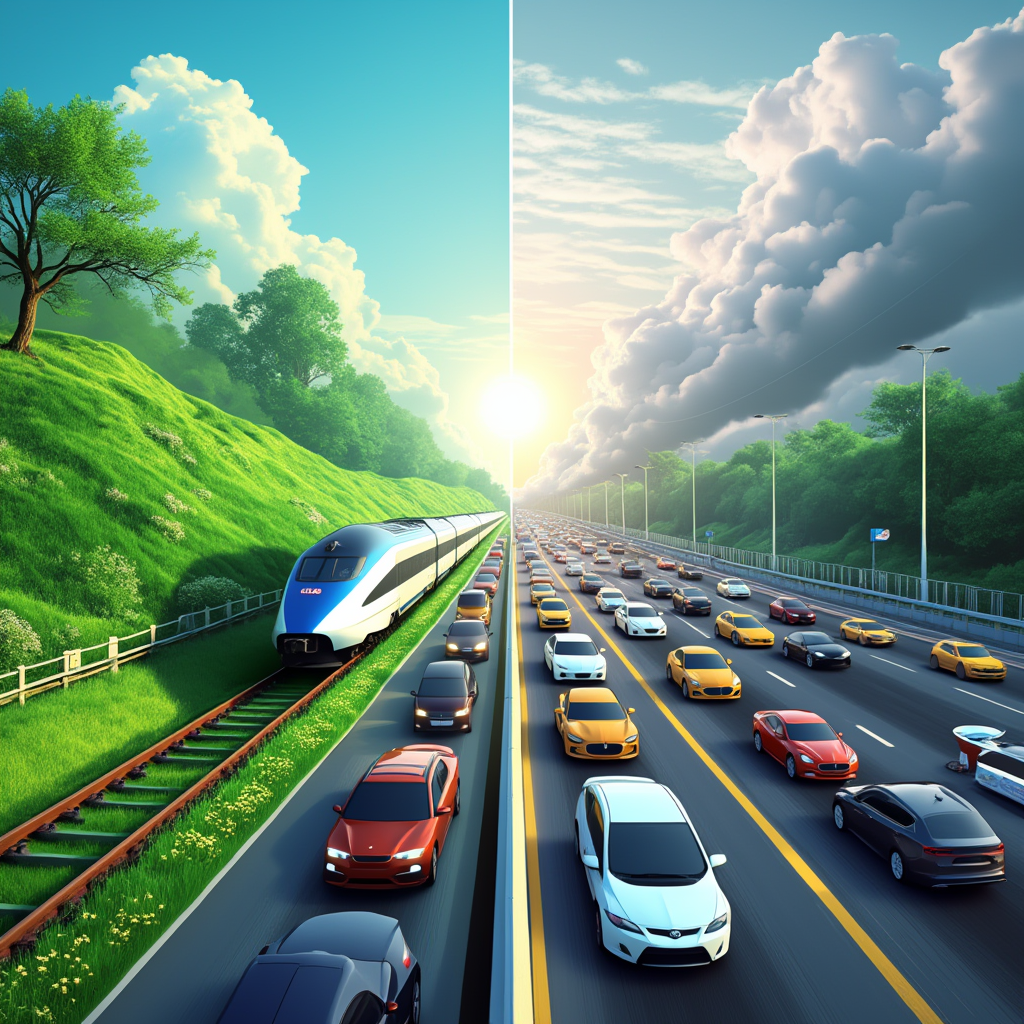 Train vs Car: The Real Environmental Impact Revealed